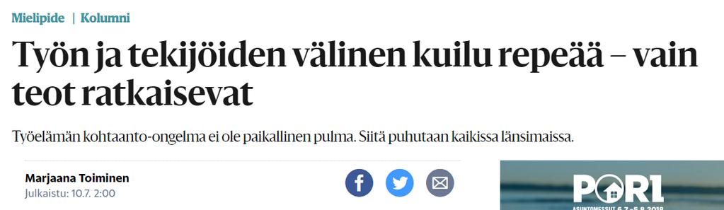 työperäisestä maahanmuutosta.