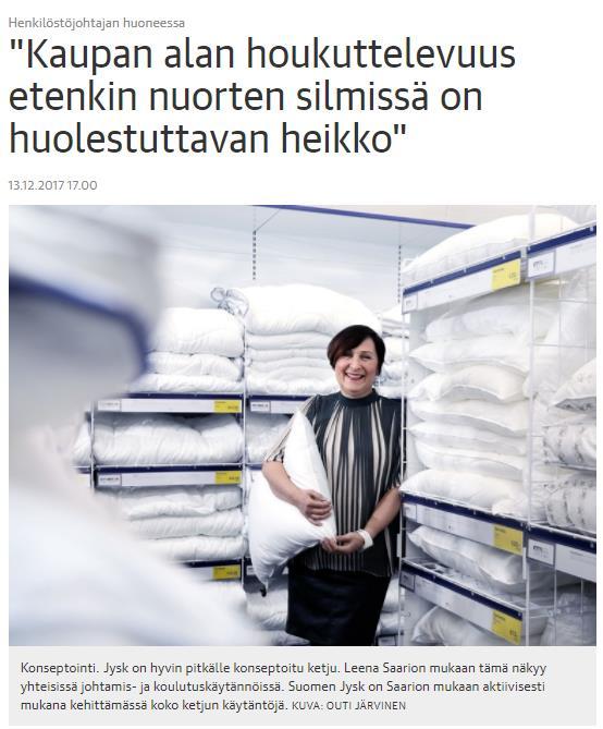 tuotantoketjunsa sosiaalista, ekologista sekä taloudellista