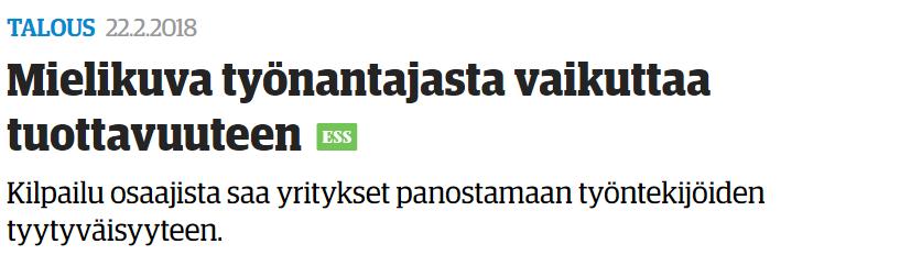 brändilähettiläinä työntekijöiden toimittava brändin arvojen