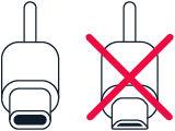 Lataa puhelin LATAA AKKU 1. Kytke yhteensopiva laturi pistorasiaan. 2. Kytke kaapeli puhelimeen. Puhelin tukee USB-C-kaapelia.