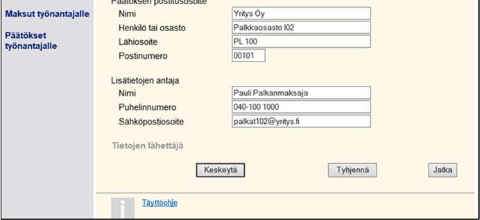 Tarkenne-kentän pituus nostetaan 29 merkkiin. Voimassa oleva tilinumero näytetään.