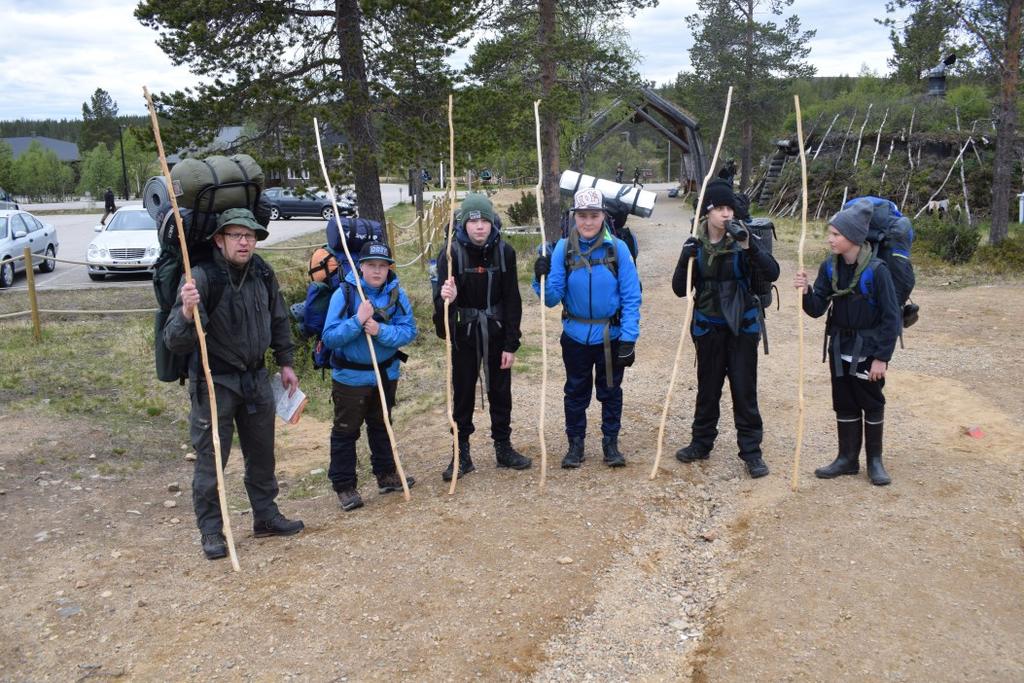 tarpojareitti oli reilut 60 km pitkä, kun samoajareitti oli pikkuisen yli 100 km.