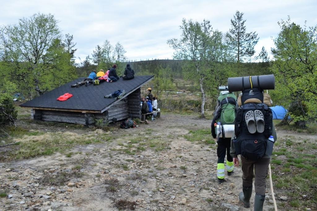 Suomunlatvan laavulla oli