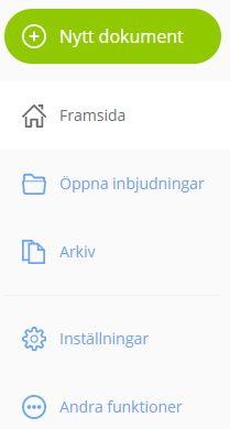 Myös allekirjoittajat voivat vaihtaa käyttöliittymän kieltä samalla tavoin, riippumatta siitä millä kielellä kutsu on valittu lähetettäväksi.