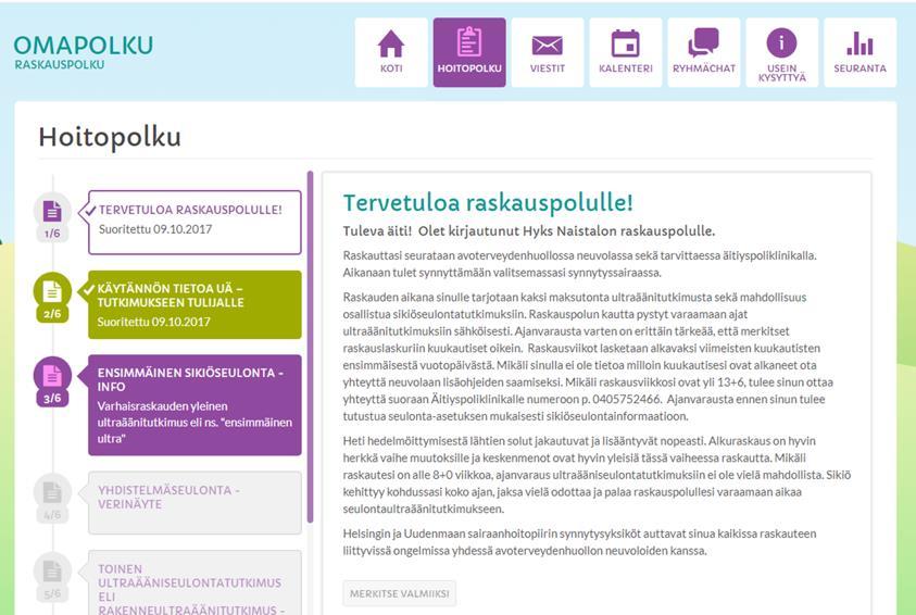 OMAPOLKU- PALVELUKANAVA JA DIGIHOITOPOLUT Vahva tunnistautuminen, suomi.