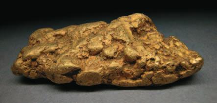 33 Mineraalikoostumus: monomineraalinen, karkeakiteinen kulta, keskim. 3,8 mm, vaihtelu 2,3-6,5 mm (isot kultakiteet), keskim. 0,40 mm, vaihtelu 0,22-1,01 mm (pienet kultakiteet).