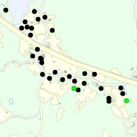 Alakoulu (suom.): 11,0 13,0 km Alakoulu (ruots.): 3,0 4,5 km Yläkoulu (suom.