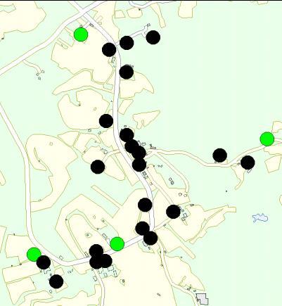 ): 10,0 11,5 km Alakoulu (ruots.): 1,5 3,0 km Yläkoulu: (suom.