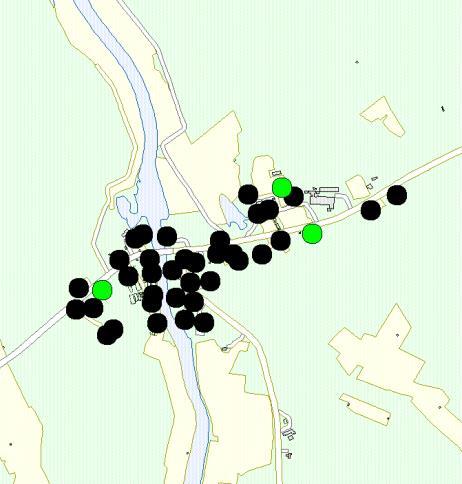 ): 7,5 8,5 km Yläkoulu: (suom.): 14,0 15,5 km Yläkoulu (ruots.): 14,0 15,5 km Päiväkoti (suom.): 10,0 11,0 km Päiväkoti (ruots.