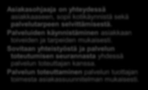 Terveysasemalla tunnistetaan ja ennakoidaan asiakkaan sosiaalisen ja terveydellisen varhaisen tuen ja palvelujen tarvetta ja annetaan yleisneuvontaa (liikuntapalvelut ym.).