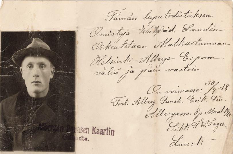 1917 Valtakunnallinen SAJ:n aloite Kaartin toiminta loppui yleislakkoon Käynnistyi uudestaan 21.1.1918 Kaarti lähti rintamalle