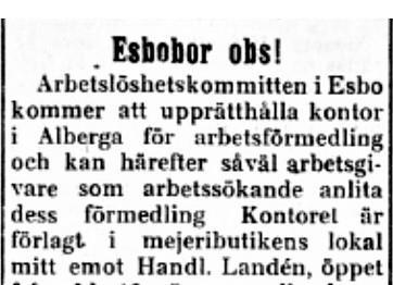 12.1917 löysi piiritettynä sovinnon 27.1.1918 kunnallinen valta siirtyy rauhanomaisesti sos.dem. kunnallisjärjestölle Kunnankamreeri Edv.