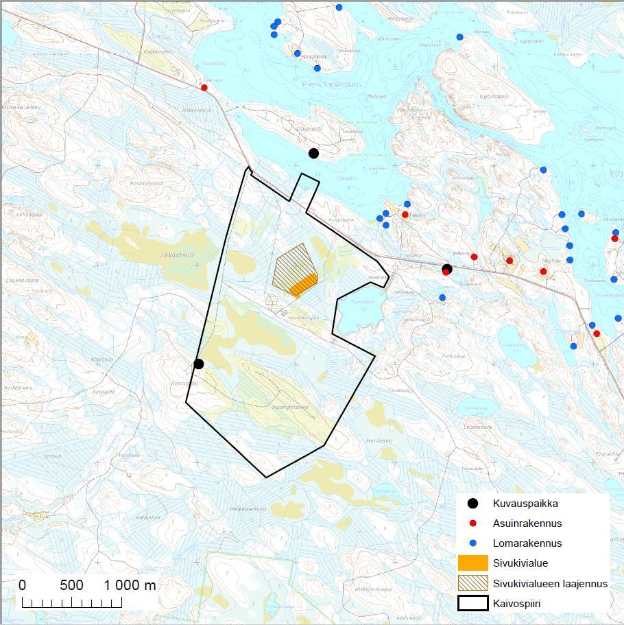 YMPÄRISTÖVAIKUTUSTEN ARVIOINTISELOSTUS 147 Hankkeen vaikutusalueella sijaitseville rakennetuille kulttuuriympäristöille, perinnemaisemalle, arvokkaalle kallioalueelle ja kansallispuistolle ei aiheudu