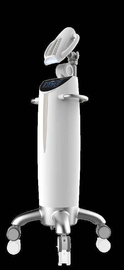 BEYOND Polus Advanced valkaisulaite on kompaktin kokoinen valkaisulaite; laitetta on pyörien ansiosta helppo liikutella, sähköinen korkeuden säätö sekä 360 astetta liikkuvan valovarren ansiosta