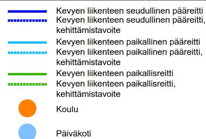 Kaavamuutoksella kevyen liikenteen yhteys Sirppipolulta Viikatetielle voidaan poistaa, koska kevyenliikenteen reitti ei tule em. suunnitelman mukaisesti sijoittumaan siihen.