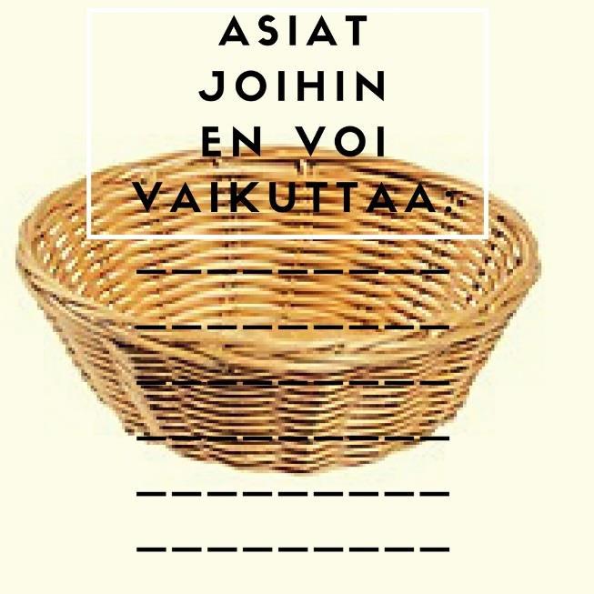 2) Kaksi koria vastoinkäymisten kohtaaminen rakentavasti Minkä koet haasteelliseksi työ-, opiskelu- tai muussa elämäntilanteessasi tällä hetkellä? Listaa keskeisimmät sinua kuormittavat asiat.
