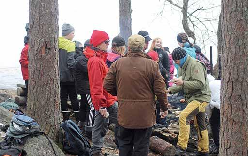 Terveisiä kummiretkeltä Innolla odotettu retki Lahden Lapakiston luonnonsuojelualueelle yhdessä Kailaan koulun kummiluokan oppilaiden kanssa toteutui huhtikuun lopussa.