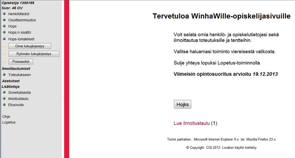 5 (17) 3.2. Huoltaja Huoltajalla tulee olla henkilökohtaiset Wilho-tunnukset. Tunnukset annetaan alaikäiset opiskelijoiden huoltajille.
