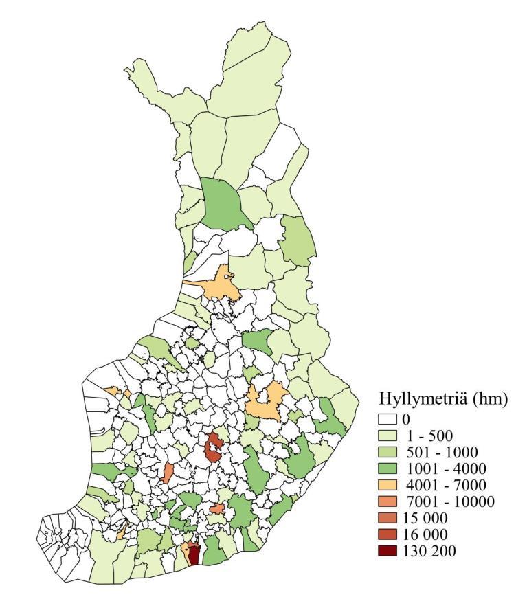 7 Mikkeli Kuva 2. Mikkeli sijainti kartalla ja massadigitointiin tulevien aineistojen sijainnit. 3.