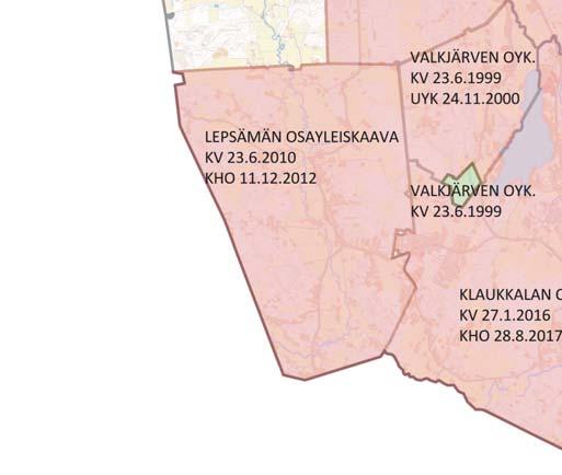 Nämä osayleiskaavat tullaan mitoitukseltaan perustamaan emätilakohtaiseen rakentamismahdollisuuksien ja toteutuneen rakentamisen tarkasteluun.