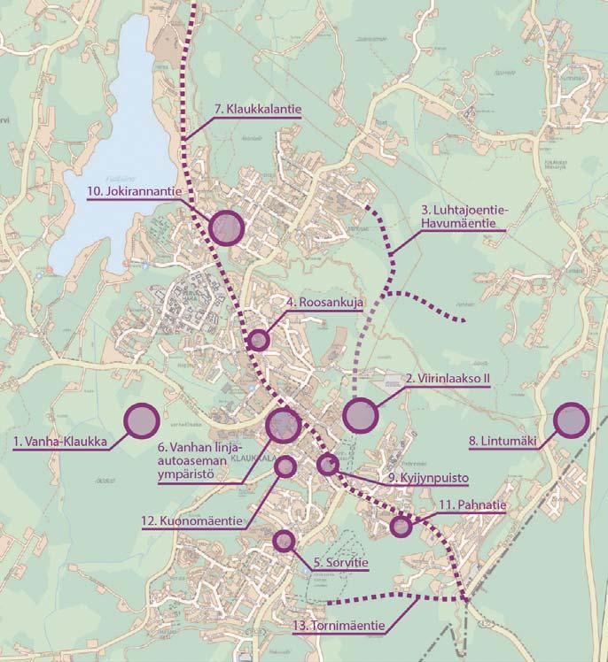 Alueelle tullaan sijoittamaan kerros-, pienkerros- ja pientaloasumista. Suunnittelun yhteydessä selvitetään mm. uuden asuntoalueen vaikutukset viereiseen Isosuon Naturaalueeseen.