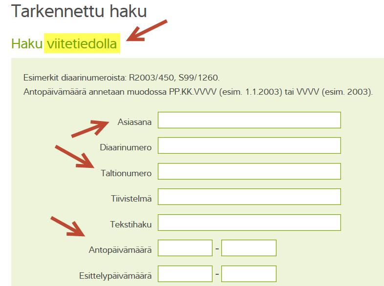 Ennakkopäätökset -