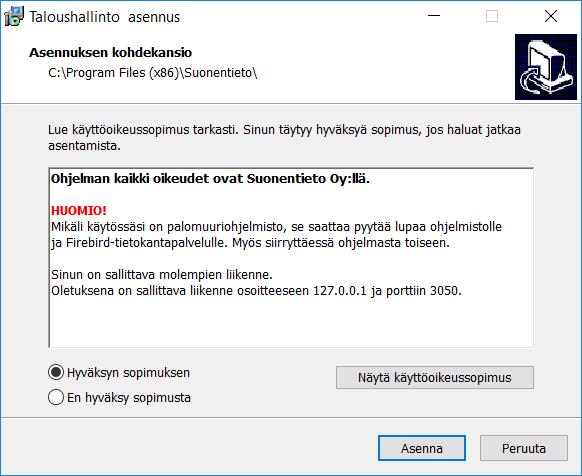 2(5) Yritysaineiston tuonnissa tuodaan yrityksen kaikki aineisto sisältäen kirjanpidon, ostoreskontran, laskutuksen ja palkanlaskennan, mikäli niitä on tuotavassa yrityksessä.