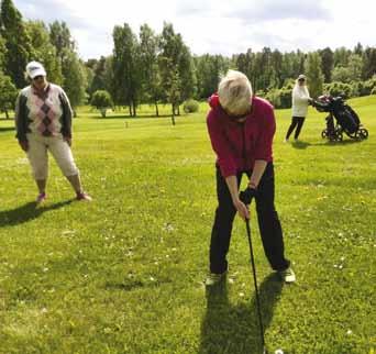 leppoisassa ilmapiirissä. Samalla täysimittainen Etelä-Saimaa -golfkenttä vapautettiin täysin normaaliin pelikäyttöön.