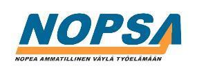 NOPSA-hankkeen päätavoitteena on ammatillisesta