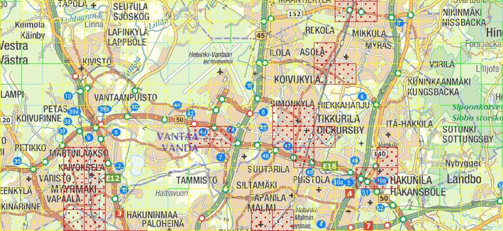 3. Paikkatietoaineistot luokituksen tekemisessä käytetään seuraavia avoimia paikkatietoaineistoja: Suomen Ympäristökeskuksen (SYKE) keskustan alueet Suomen Ympäristökeskuksen (SYKE) taajama-alueet