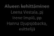 Maku-projektijohtaja Erikoissairaanhoidon ja sote muut palvelut Taru Kuosmanen, pj pp haussa