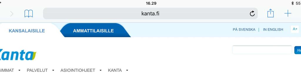 Kirjautuminen