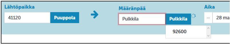 18 5. Aikatauluhaku Aikatauluhaku löytyy sivulta: https://www.kaukokiito.fi/fi/kaukoputki/aikatauluhaku/ Aikatauluhaussa sinun tulee aina täyttää sekä lähtöpaikka että määräpaikka.