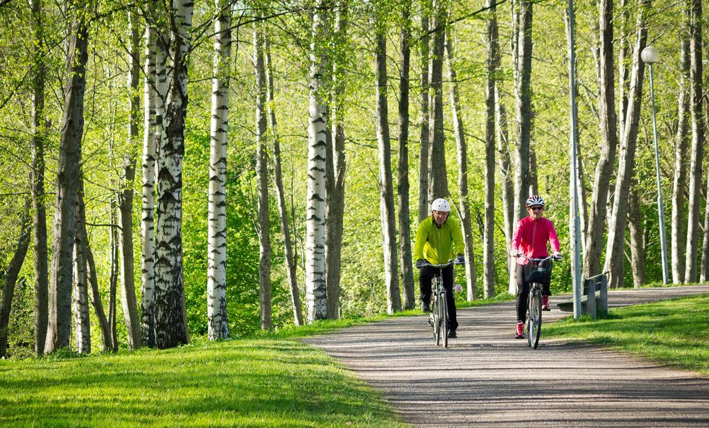 5 Pyöräilyinfra Hyvät väylät ja muu infrastruktuuri ovat pyöräilyn houkuttelevuuden kannalta kaiken a ja o.