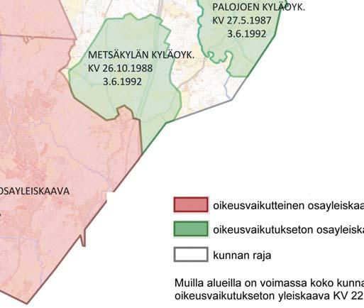 Palojoen osayleiskaava Kaava laaditaan oikeusvaikutteisena sisältäen emätilakohtaisen rakentamisen mitoituksen.