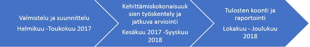 kehittämistyön jatkuva arviointi.