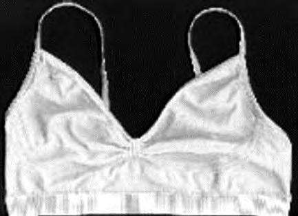 6212 10/ 1. Kevyttä neulosta oleva naisten tai tyttöjen vaate (90 % polyamidia, 10 % elastaania), peittää vartalon yläosan ja ulottuu rintojen alapuolelle.