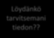 Löydänkö tarvitsemani