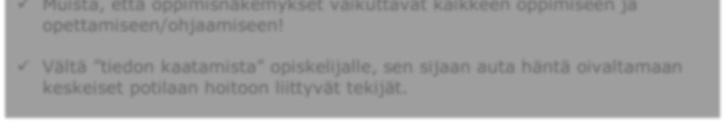 märtäminen vastakohtana behaviorismin ulkoa opettelemiselle.