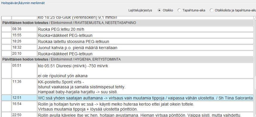 2 Potilaskertomuksen ammatilliset näkymät (HOI): Opiskelijalla on oikeus kirjata potilaan hoitoon liittyviä yhteenvetoja.