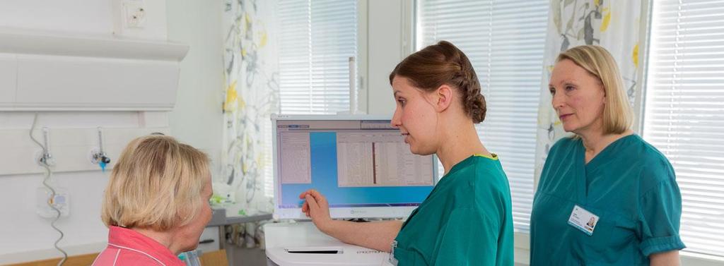 (esim. Degree Programme In Nursing). Tämä tarkoittaa sitä, että opiskelijan tulee pystyä kirjaamaan ja saavuttamaan harjoittelun tavoitteet sekä vastaanottamaan ohjauksen suomen virallisella kielellä.