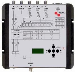 leveys säädettävissä 1-7 kanavalle - Automaattinen tasonsäätö (TMB 100(V)) - Ulkoinen virtalähde (TMB 100(V)) - Luotettava ja pitkäikäinen rakenne TMB 6 TMB 100 Vahvistus NF Vahvistus NF Vahvistus NF