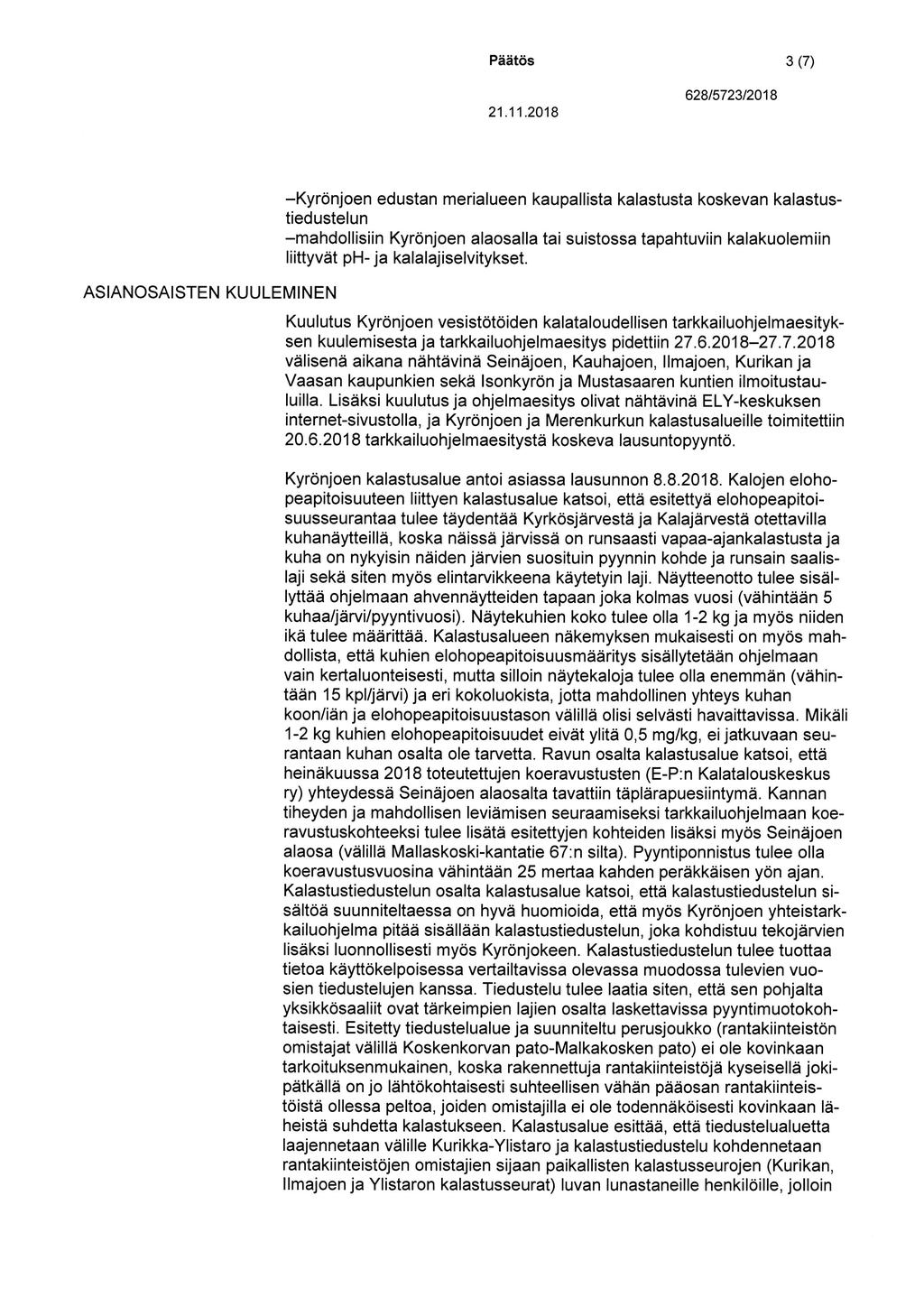 Päätös 3 (7) 21.11.
