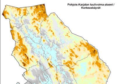 Maakunnan korkeusolosuhteet vaihtelevat melko paljon. Valtakunnallisen maisema-aluetyöryhmän maisemamaakuntajako 2 kuvaa hyvin myös Pohjois-Karjalan olosuhteita.