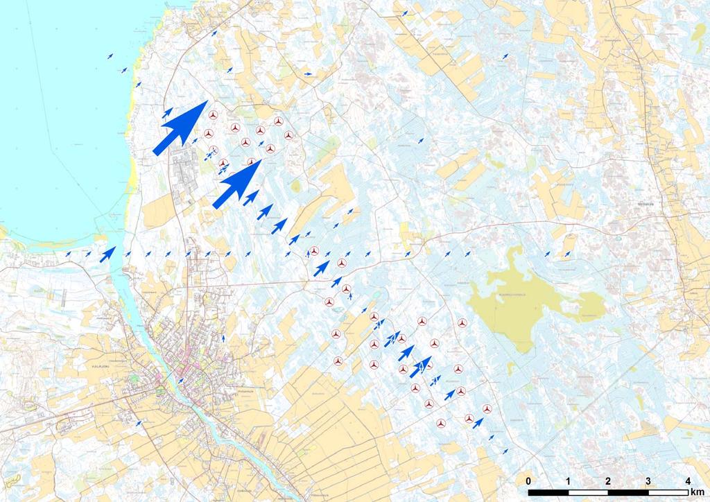 Kalajoki Pyhäjoki tuulivoimapuistot 19 (41) nee nykyisin ainakin 2000 3000 yksilöä.