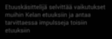 Päättäminen ja toimeenpano Perustoimeentulotukipäätös Etuuskäsittelijä ratkaisee asian ja kirjoittaa päätöksen Etuuskäsittelijä