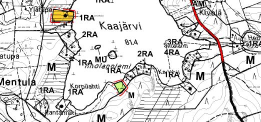 LUUMÄKI RANTAOSAYLEISKAAVAN MUUTOS Hujajärvi, Kaajärvi Tilat Päivärinne 1:102 ja Ylätupa 1:139