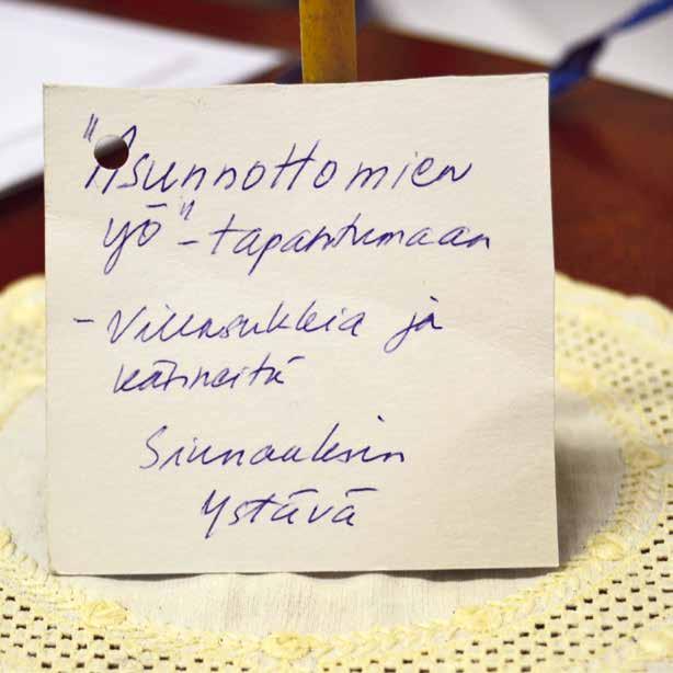 Perheasiainneuvottelukeskus Familjerådgivningscentralen Sairaalasielunhoito Sjukhussjälavården Asiakkaita yhteensä Klienter totalt 213 719 714 739 785 Henkilökohtaiset keskustelut hoitoyksiköissä