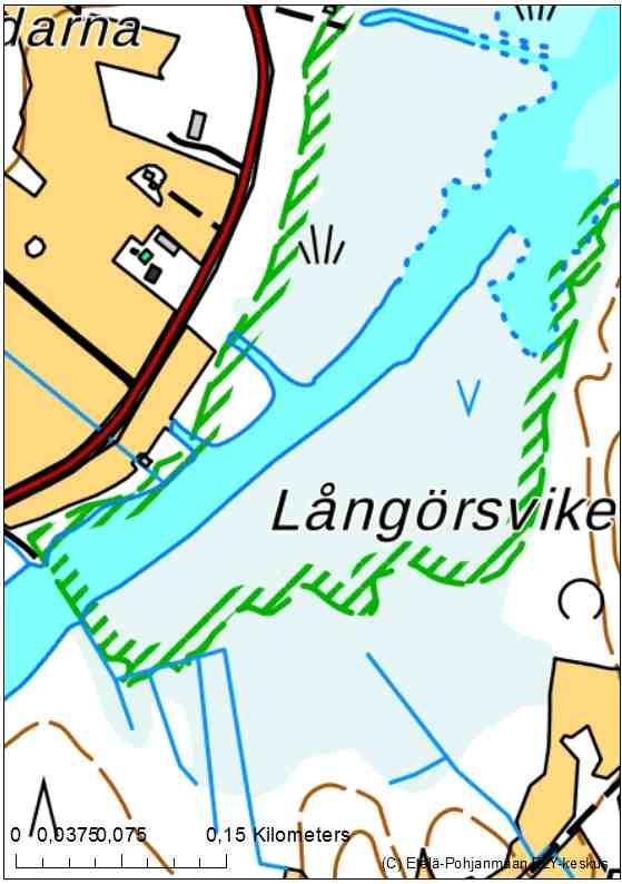Kohde 4 (Långörsviken) Pinta-ala: