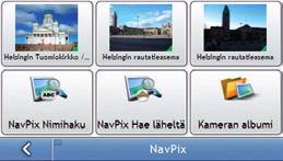 Iso näyttö hyödyntää NavPixiä parhaalla mahdollisella tavalla valokuvanavigoinnissa, kun taas uudelleensuunnitellun käyttöliittymän